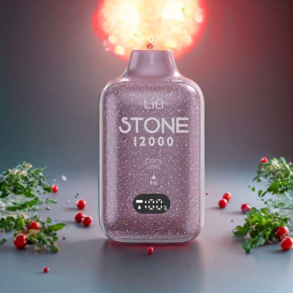 LIO Stone 12000 Puffs Norge Engros Engangs vape Cool Mint med 18ML e-væske og Type-C-lading