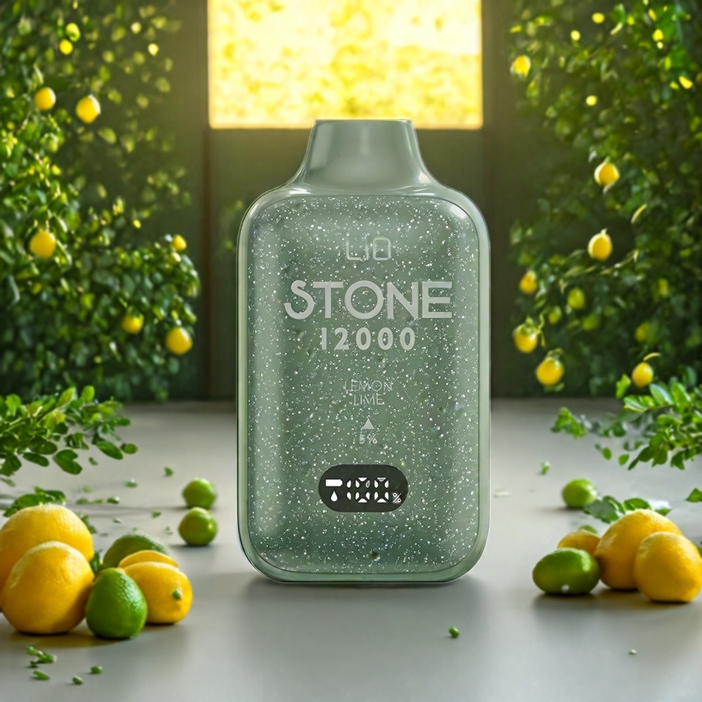 LIO Stone 12000 Puffs Norge Engros Engangs vape Sitron Lime med 550mAh Batteri og 18ML E-væske
