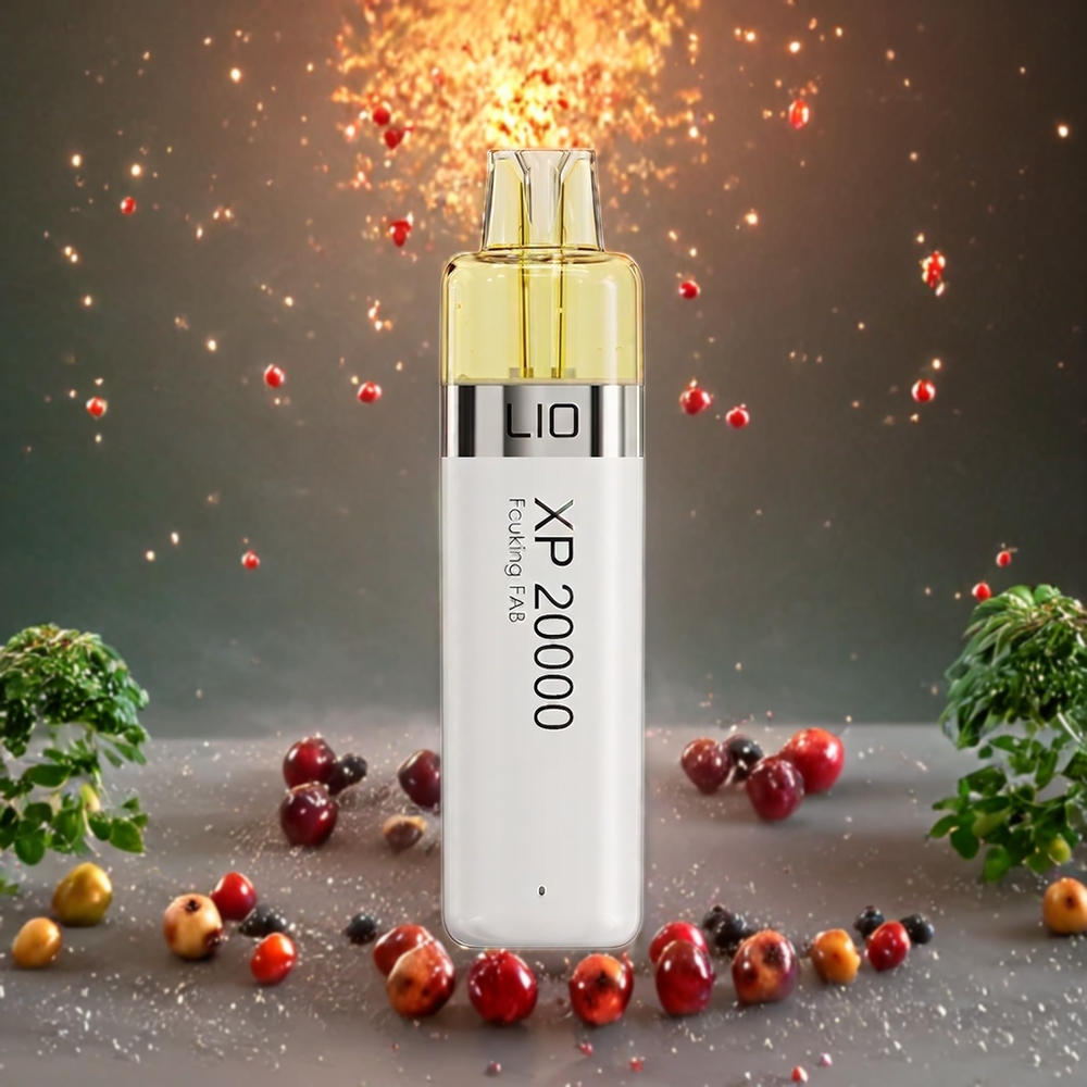 LIO XP 20000 Puffs Engangs Vape Norge Engros – 12ML, 50mg Nikotin, 900 mAh Batteri, TYPE-C Lading, Justerbar Luftstrøm Fcuking Fab