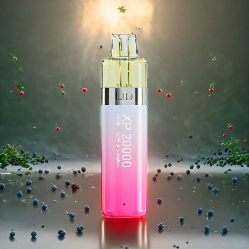 LIO XP 20000 Puffs Engangs Vape Norge Engros Blåbær Vannmelon – 12ML E-væske, 900 mAh, TYPE-C, Justerbar Luftstrøm