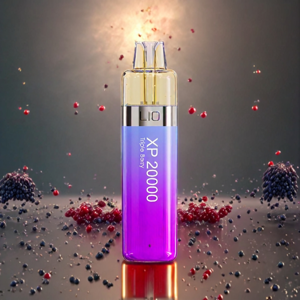 LIO XP 20000 Puffs Engangs Vape Norge Engros – Triple Bær med 12ML E-væske, 900 mAh Batteri og TYPE-C Lading