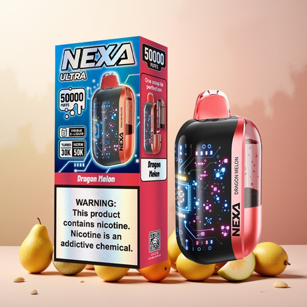 NEXA Ultra 50K Norge Engros Vape til engangsbruk Drue Melon 20ml 50000 Puffs 5% Nikotin