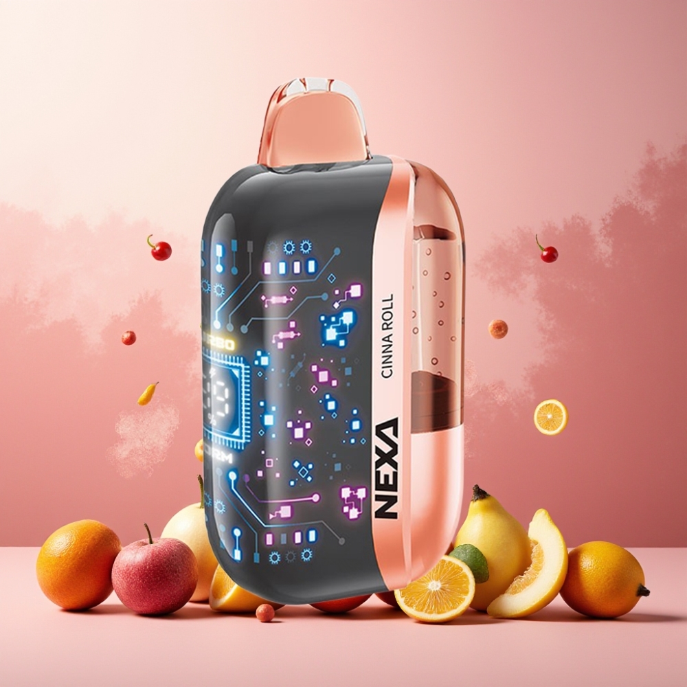 NEXA Ultra 50K Norge Engros Vape til engangsbruk Kanelbolle med 20ml Kapasitet, 50000 Puffs og 5% Nikotin