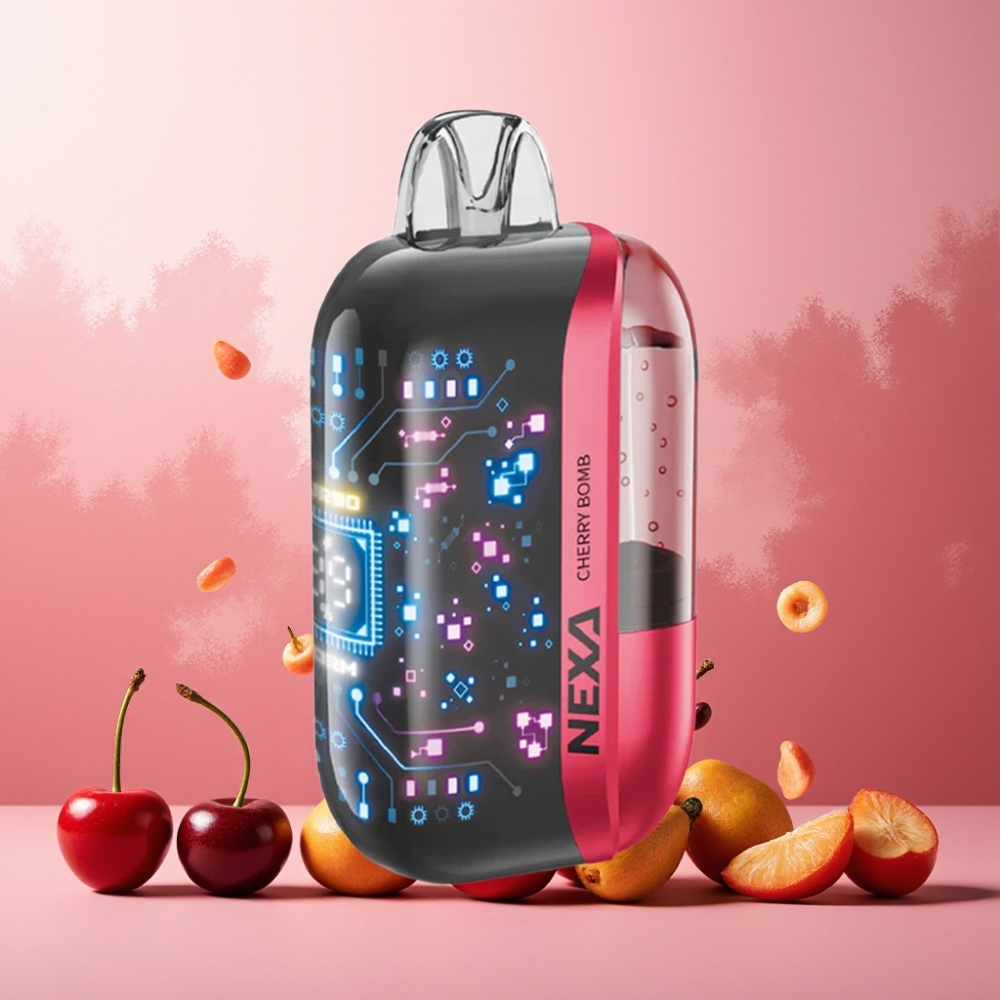 NEXA Ultra 50K Norge Engros Vape til engangsbruk Kirsebær 20ml/800mAh/5% Nikotin
