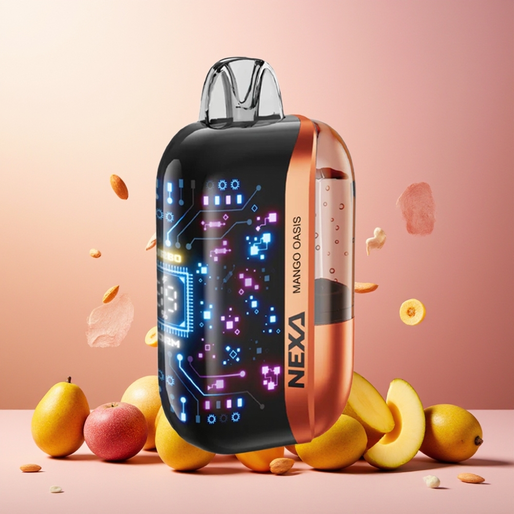 NEXA Ultra 50K Norge Engros Vape til engangsbruk Mango Oase med 20ml Kapasitet, 800mAh Batteri og 5% Nikotin