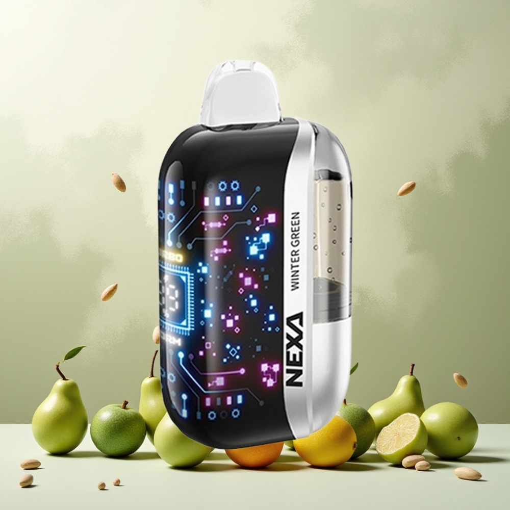 NEXA Ultra 50K Norge Engros Vape til engangsbruk Vintergrønn med 20ml Kapasitet, 800mAh Batteri og 50000 Puffs