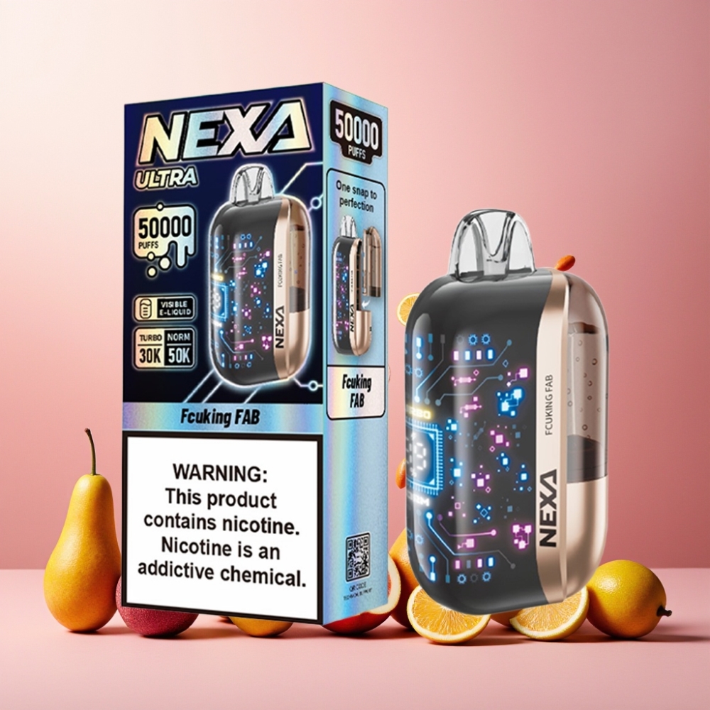 NEXA Ultra 50K Norge Engros Vape til engangsbruk med 20ml Kapasitet, 50000 Puffs og 5% Nikotin