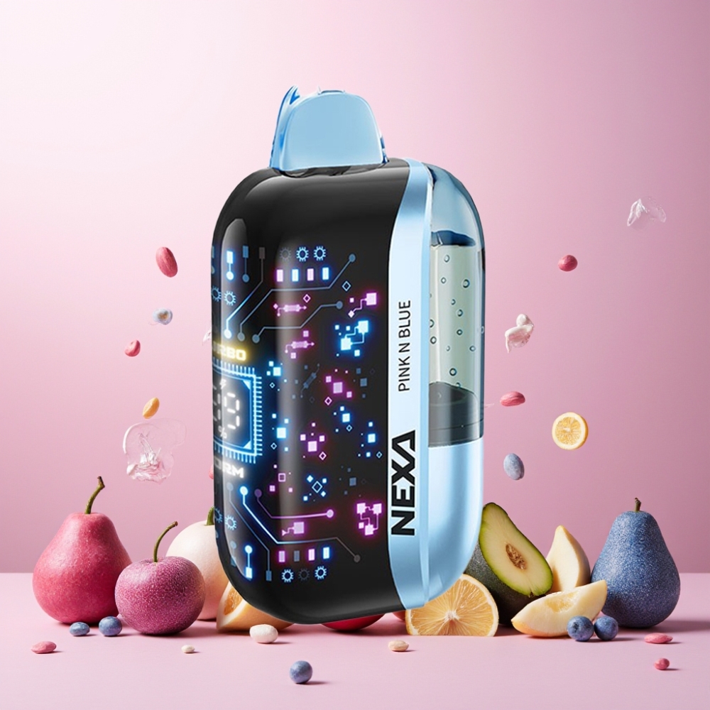 NEXA Ultra 50K Vape til engangsbruk Norge Engros – 20ml, 800mAh, 5% Nikotin, 0.9ohm Dual Mesh Coils, Type-C-lading