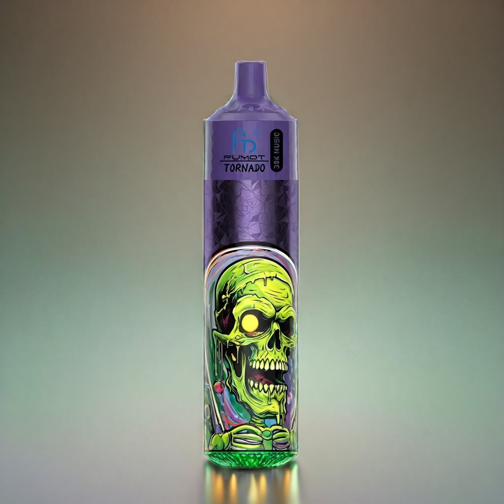Fumot RandM Tornado 30000 Norge Engros – 30.000 puffs, 30mL, 1.0 Ohm mesh coil, 600mAh batteri – Fersken mango ananas
