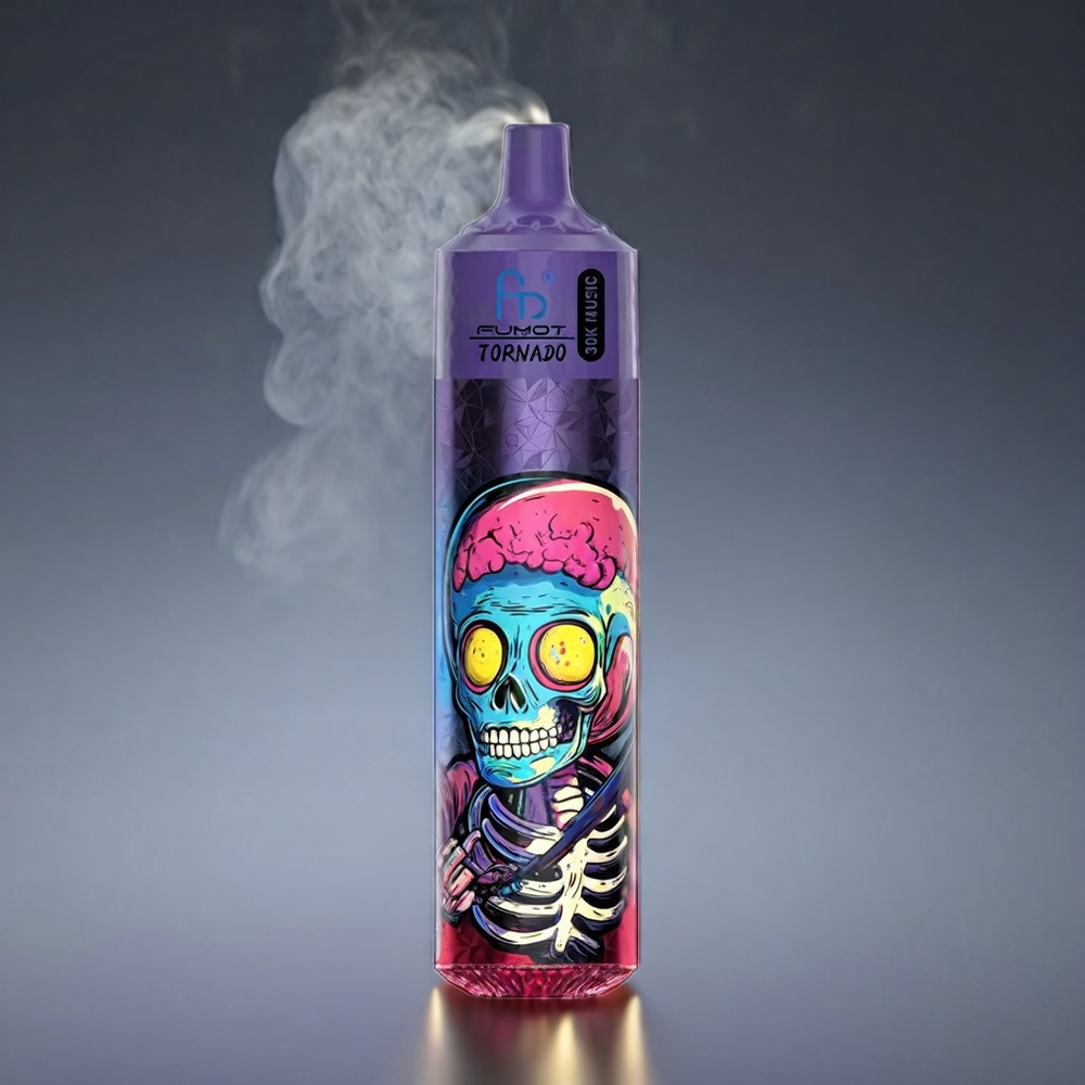 Fumot RandM Tornado 30000 Norge Engros – Triple Eple – 30.000 Puffs – 30mL – 2% / 5% Nikotin – 1.0 Ohm Mesh Coil – 600mAh – LED Skjerm