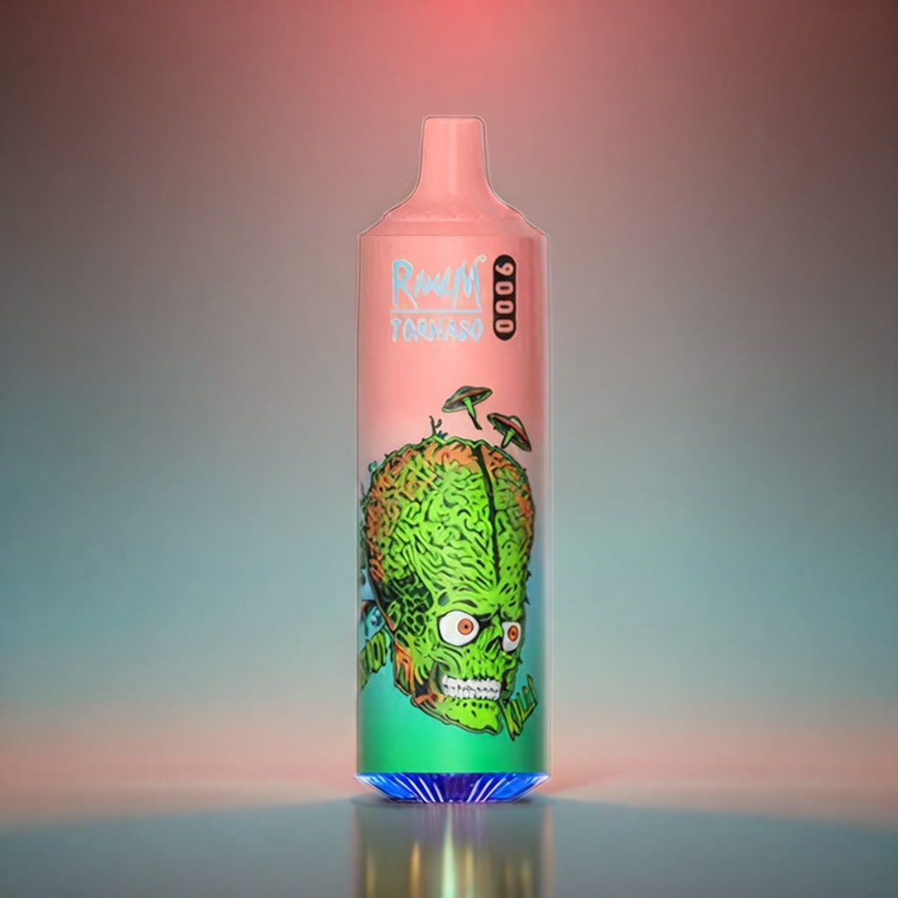 RandM Tornado 9000 Puffs Norge Engros – 850 mAh, 18 mL, Mesh Coil – Jordbær Banan