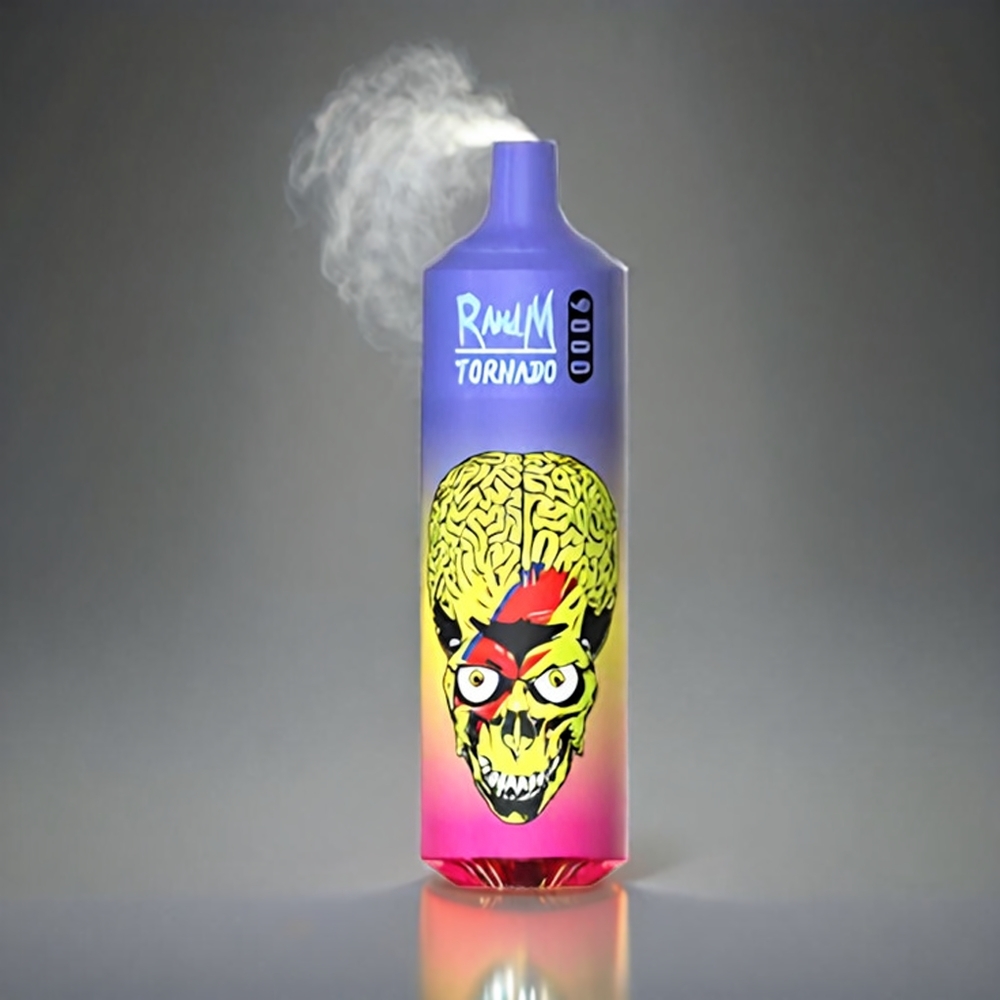 RandM Tornado 9000 Puffs Norge engros – 18 mL e-væske, 850 mAh batteri, Mesh Coil, RGB-skjerm
