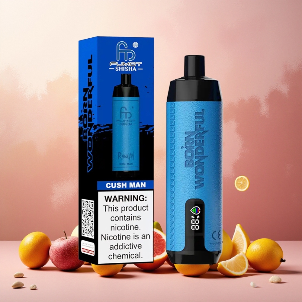 RandM Fumot Shisha 10000 Puffs Norge Engros – 18ml E-Liquid, 850mAh Battery, Type-C Port, 0.5% Nikotin