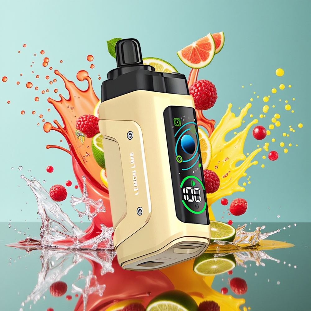 Razz Bar 45000 Puffs Norge Engros Engangs Vape Sitron Lime med 1.0 Ohm Mesh Coil og Justerbar Luftstrøm