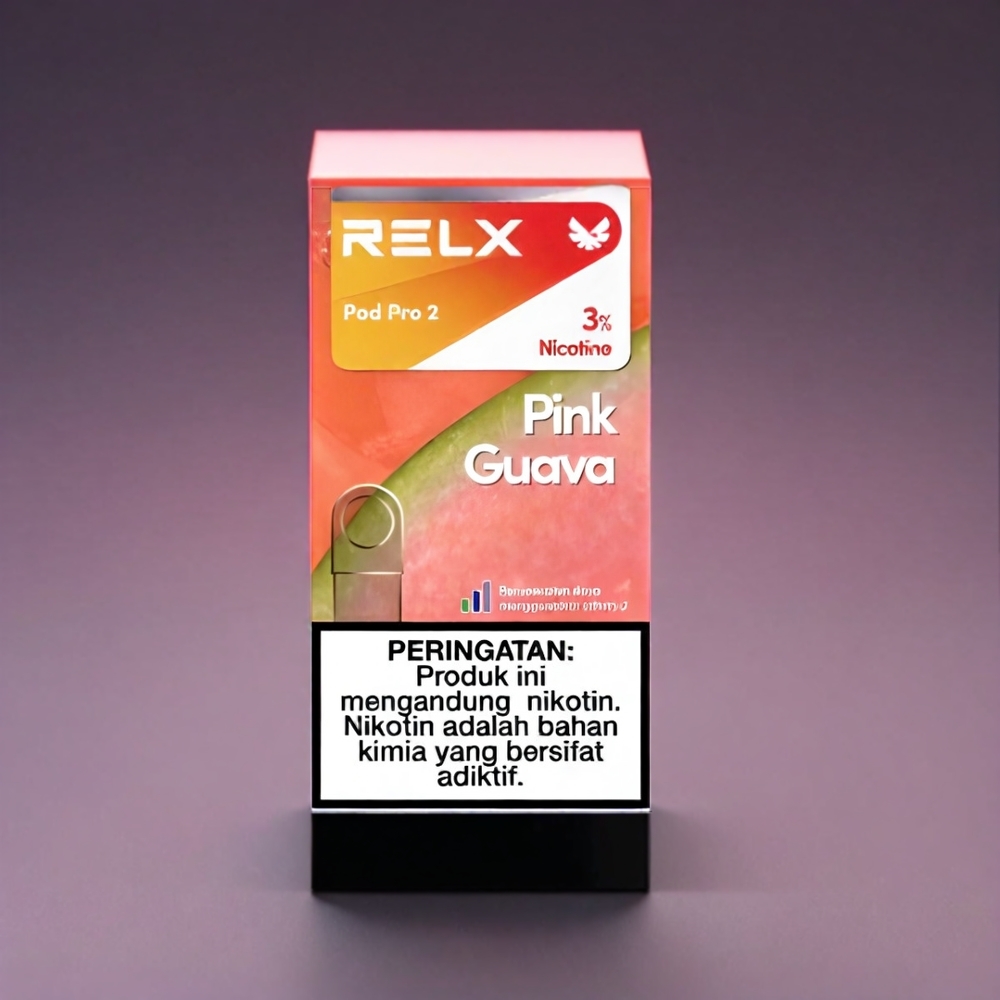 RELX Pod Pro 2 Norge Engros – Pink Guava – 1.9ml – 600 puffs – 3%/5% Nikotin – 2/3 pods/pack – 3 Spenningsjusteringer