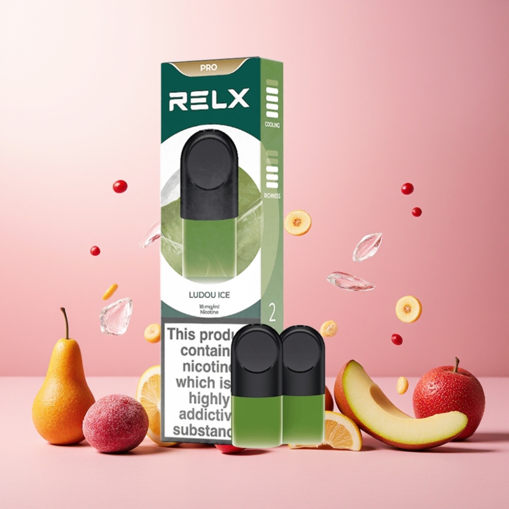 RELX Pod Pro Norge Engros – 1.8% Nikotin, 1.9 ml Pod, Utmerket Smak & Ekstra Smooth Opplevelse, Optimalt Trekk og Rik Damp