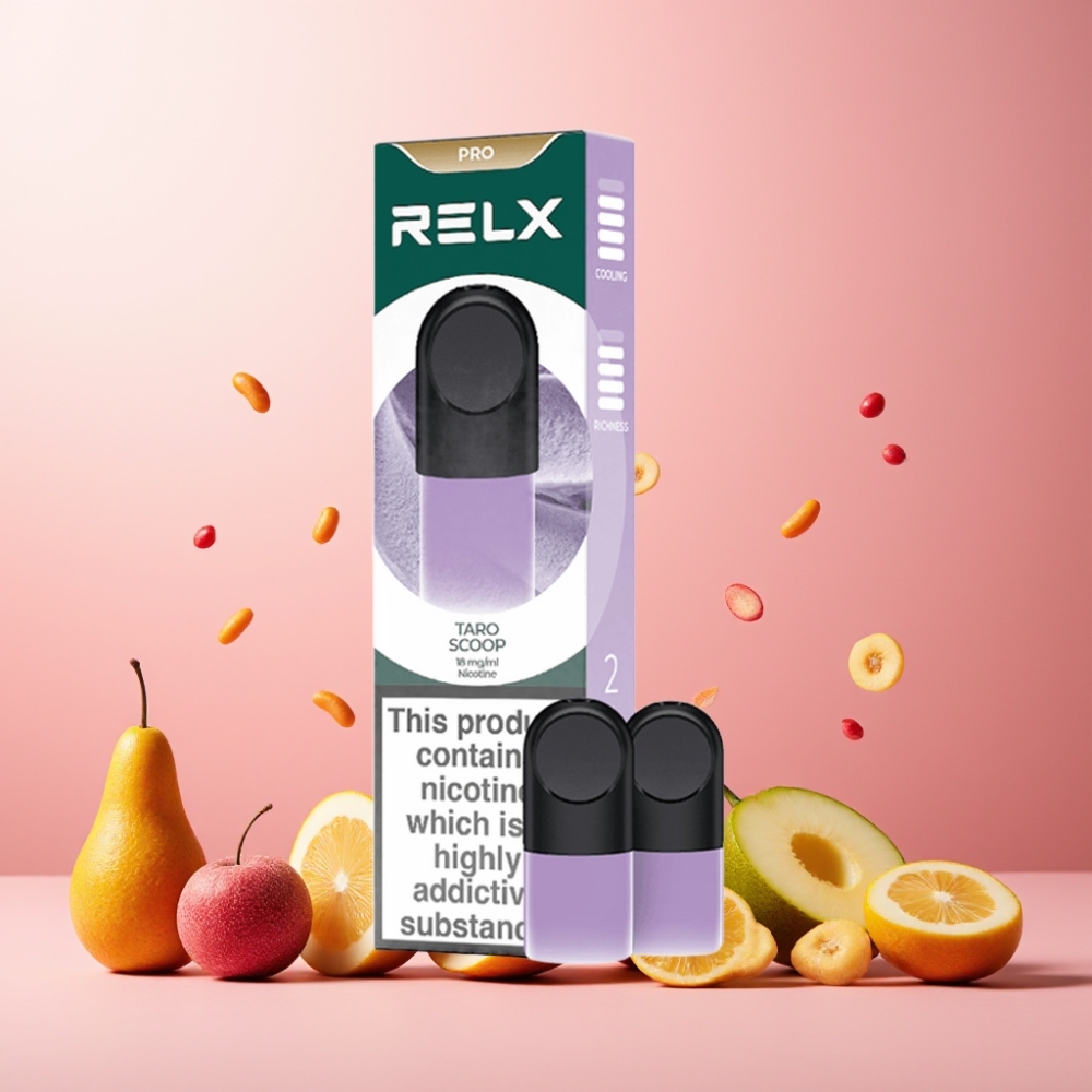 RELX Pod Pro Norge Engros – 1.8% Nikotin, 1.9 ml Pod, Utmerket Smak & Ekstra Smooth Opplevelse