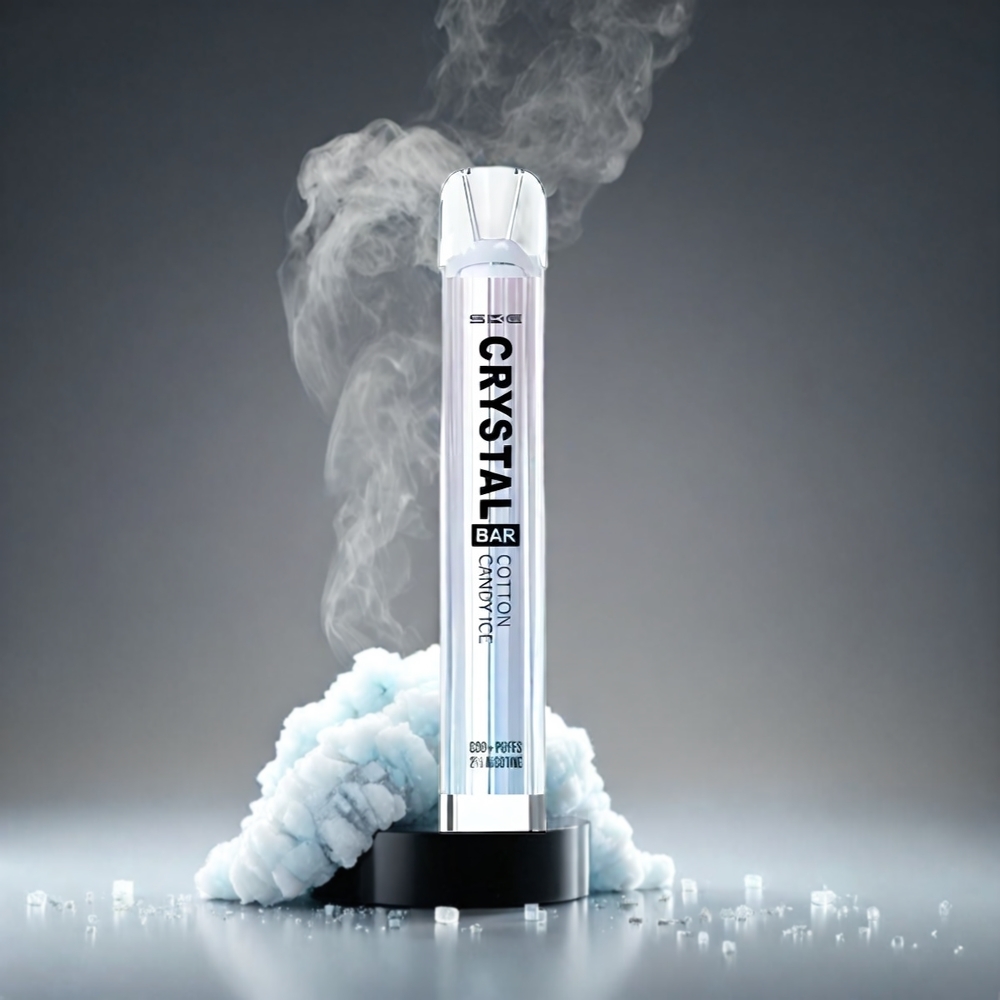 SKE Crystal BAR 600 Norge Engros – 600 Puffs, 500mAh, 2ml, Sukkertøy Is