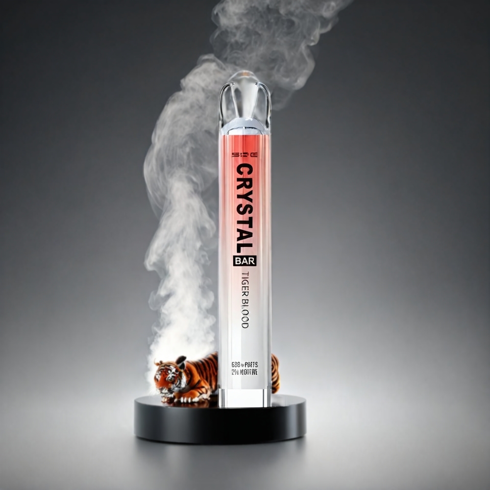 SKE Crystal BAR 600 Norge Engros Tigerblod – 0% Nikotin, 600 Puff, 500mAh Batteri