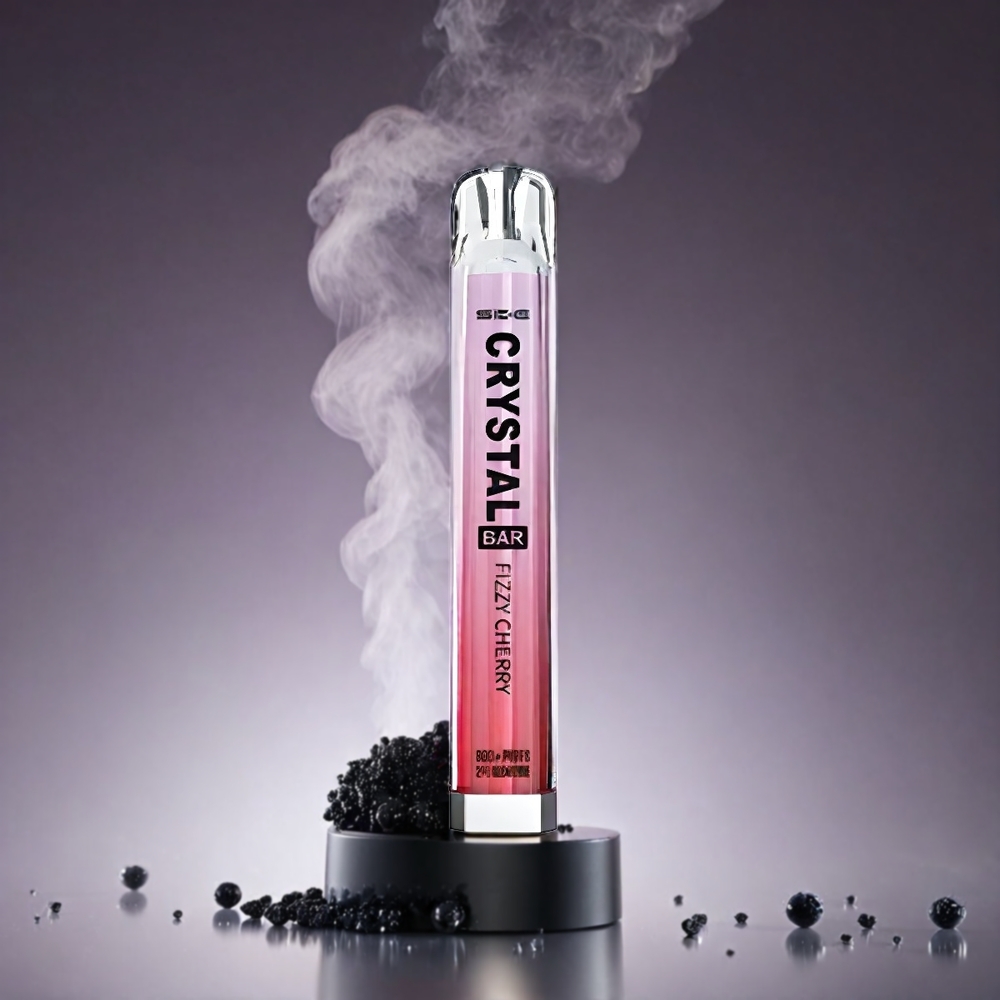 SKE Crystal BAR 600 Norge Engros Vape 500mAh 600 Puffs 2.0ml Fizzy Kirsebær