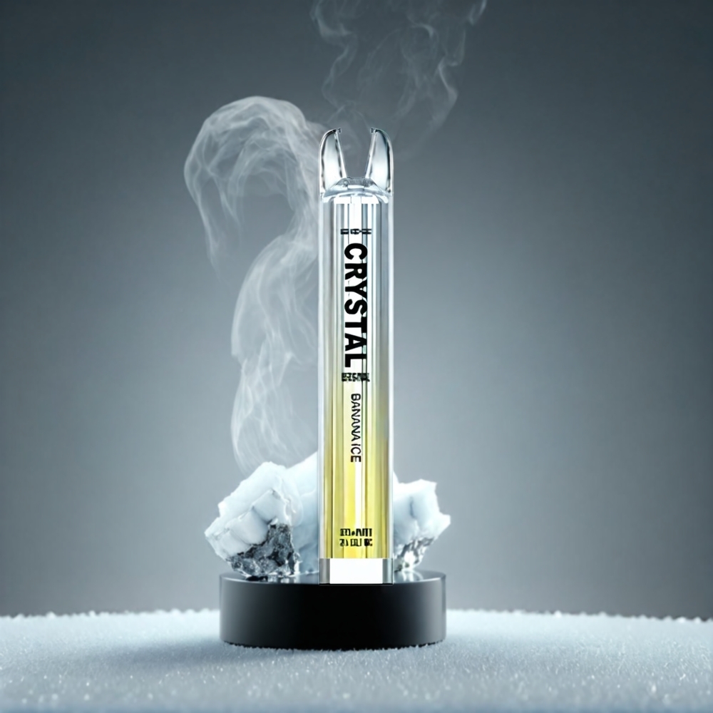 SKE Crystal BAR 600 Norge Engros Vape Banan Is 0%/2% Nikotin 500mAh 600 Puffs