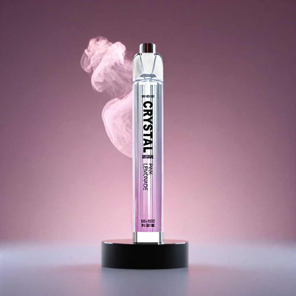 SKE Crystal BAR 600 Norge engros – 600 Puffs, 500mAh, 2.0ml, Rosa Sitronade, Nikotinfri 0%
