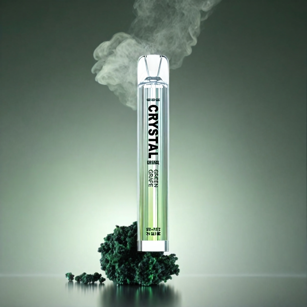 SKE Crystal BAR 600 Norge engros – Grønn Drue – 600 Puffs – 500mAh – 0%,2% Nikotin – 2.0ml