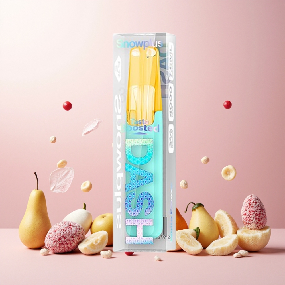 Snowplus Dash 4000 Puffs Engangsdevice Norge Engros – Hvit Frost, 7.5 ml, 4000 Puff, Ceramic Atomizer, 530 mAh