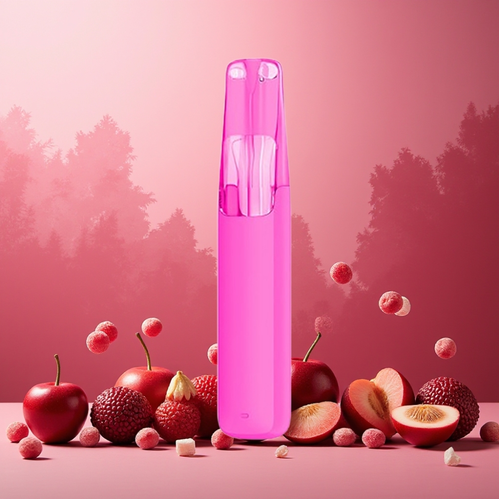 Snowplus Dash 4000 Puffs Engros Norge – 7.5 ml E-væske, 530 mAh Batteri, Keramisk Atomizer – Rødvin Is