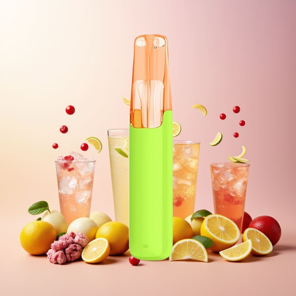 Snowplus Dash 4000 Puffs Norge Engros – Sparkelnde Isete med Sitron, 7.5 ml E-væske, 530 mAh Batteri, Keramisk Atomizer