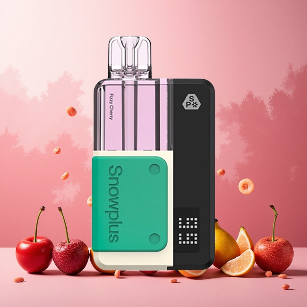 Snowplus Swift 5000 Puffs Prefilled Pod Kit Fizzy Cherry (Sprudlende Kirsebær) Norge Engros – 1000 mAh, 2+10 ml, 2% Nikotin