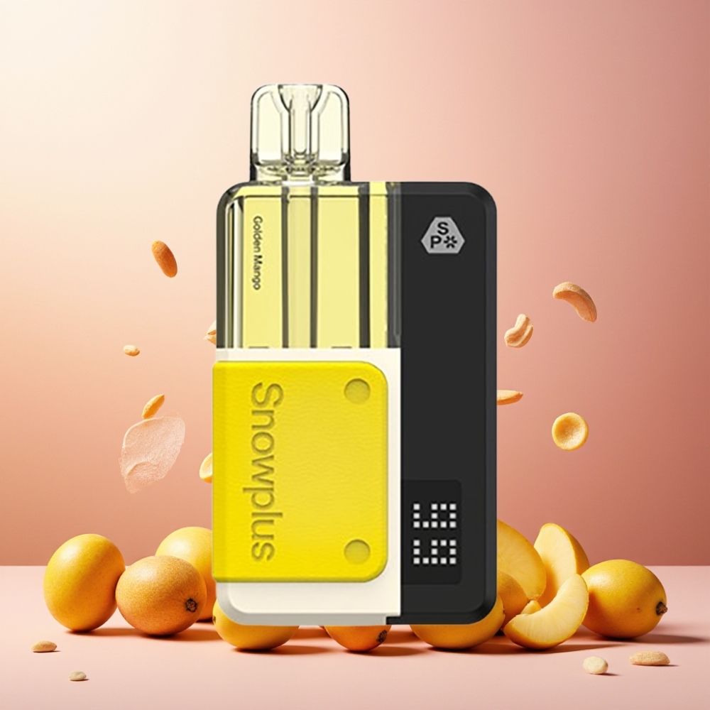 Snowplus Swift 5000 Puffs Prefilled Pod Kit Norge Engros – 1000 mAh, 2+10 ml, 2% Nikotin, Gul Mango