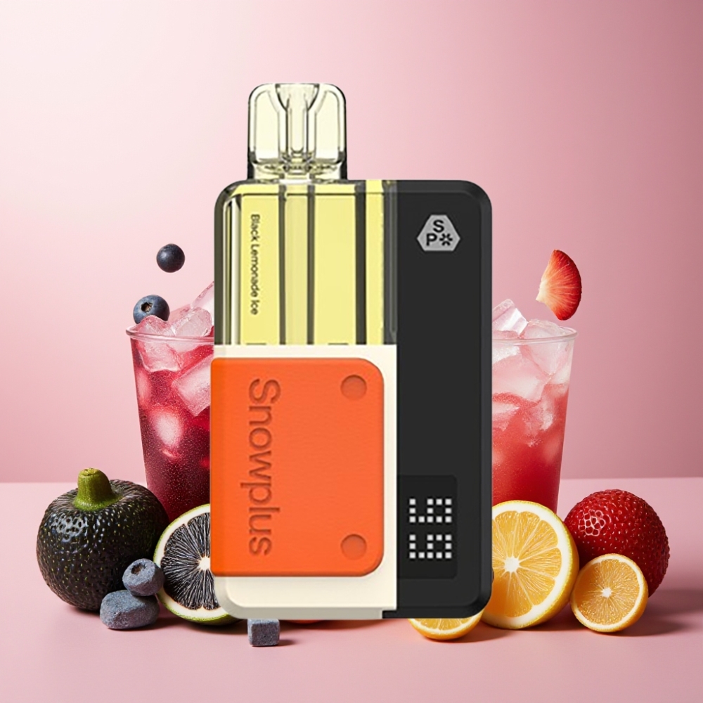 Snowplus Swift 5000 Puffs Prefilled Pod Kit Norge Engros – Svart Sitronis – 1000 mAh batteri, 2+10 ml e-væske, 2 % nikotin