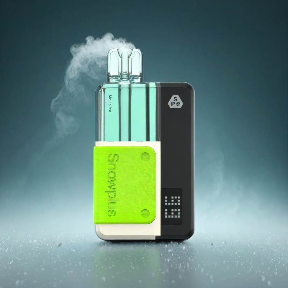 Snowplus Swift Pod Kit 15000 Mojito Is Norge Engros – 15000 puff, 1000 mAh batteri, 2+10 ml e-væske, Dual Mesh atomizer, 65 g