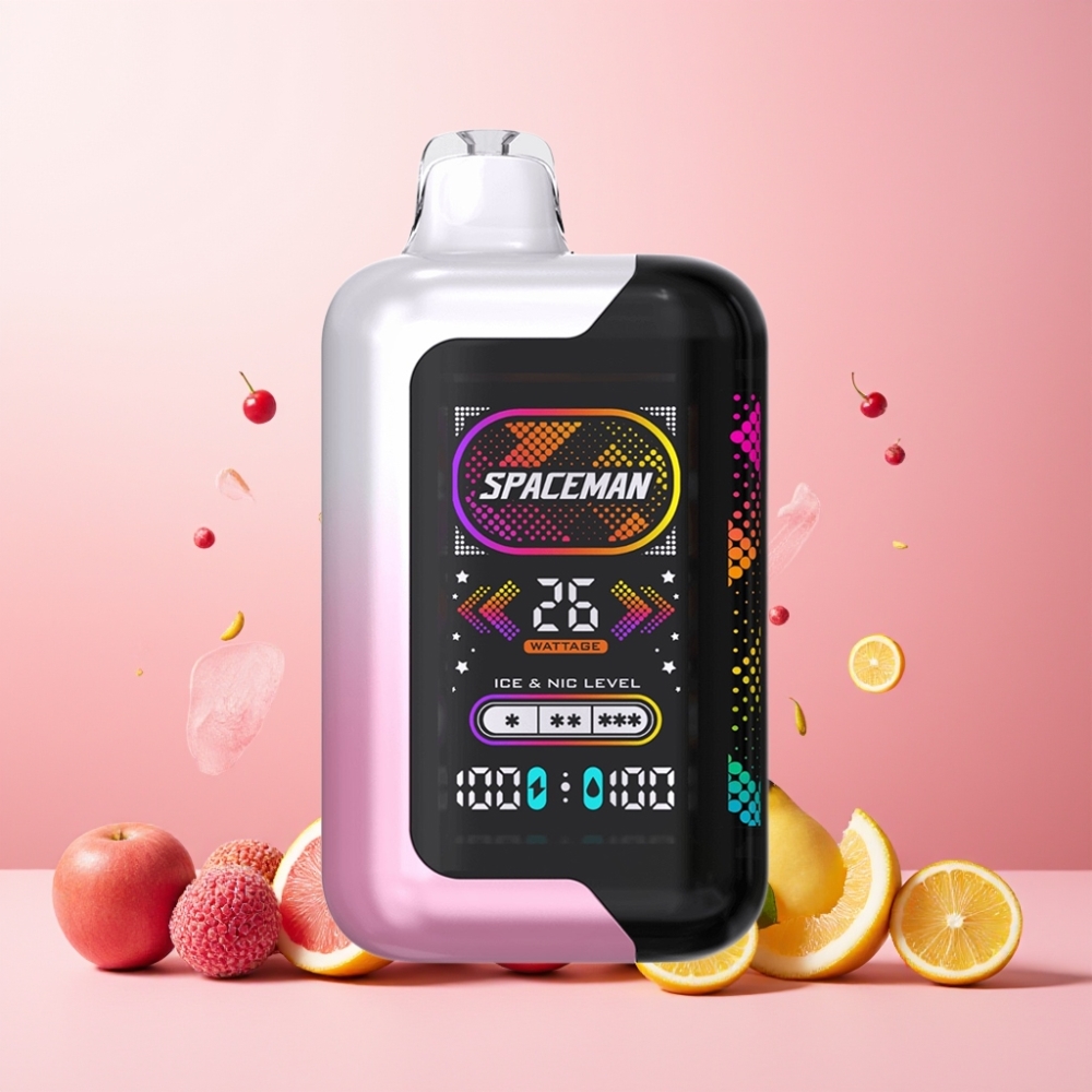 SPACEMAN SP40000 Norge Engros Vape til engangsbruk 1000mAh 20ml 50mg/ml Pink Lemonade (Rosa Sitronbrus)