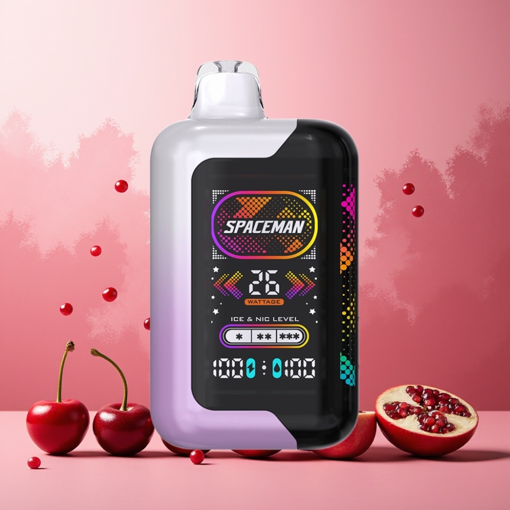 SPACEMAN SP40000 Norge Engros Vape til engangsbruk 1000mAh 20ml Kirsbær/Granate