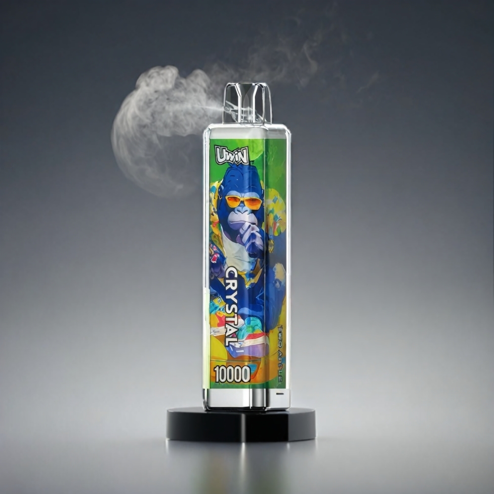 UWIN Crystal 10000 Puffs Norge engros – To Epler, Type-C Lading, 18ml, RGB-lykter