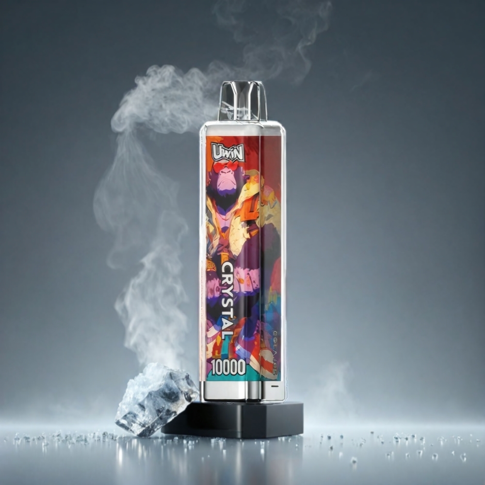 UWIN Crystal Norge Engros 10.000 Puffs Cola Is 18ml med 650mAh batteri og Type-C lading