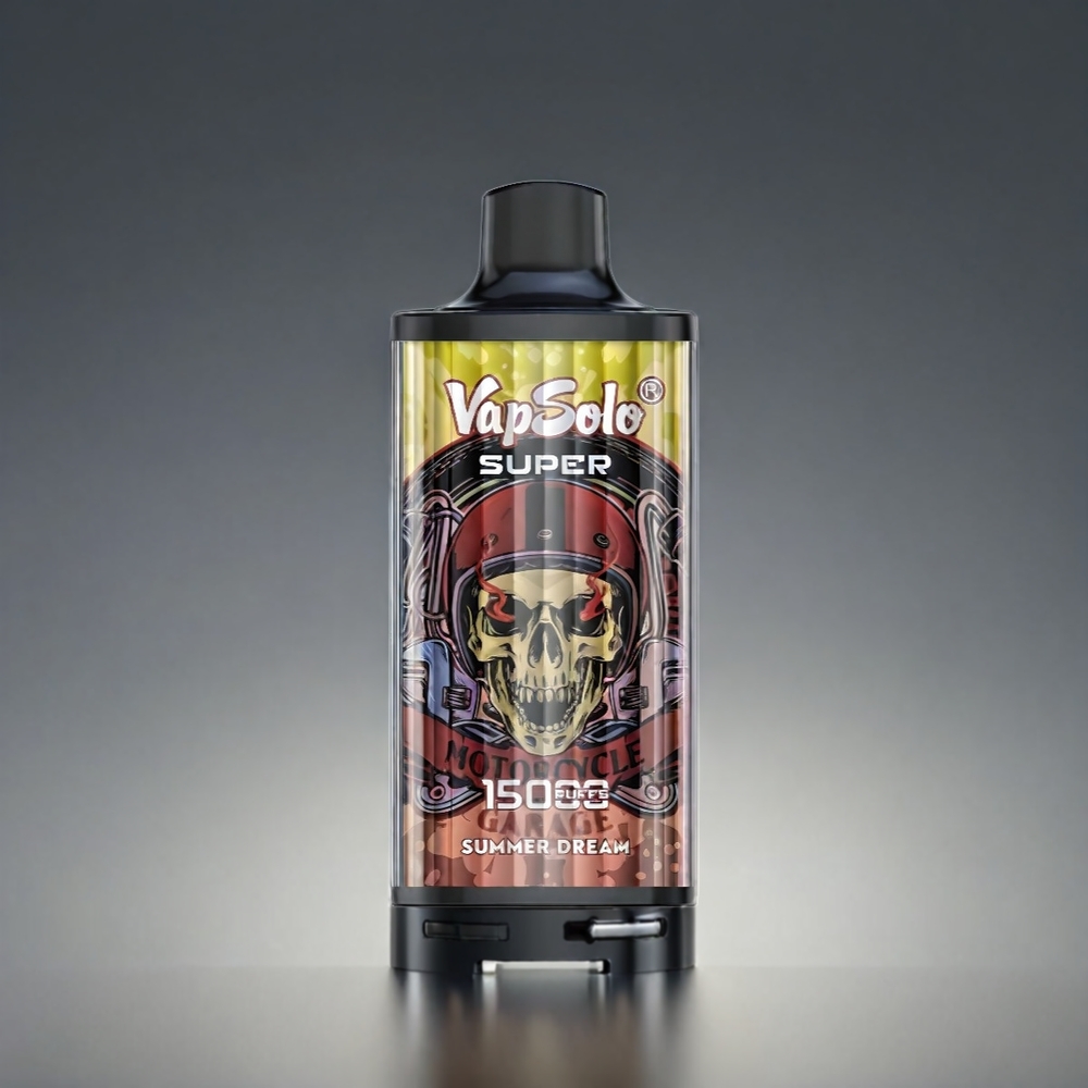 Vapsolo Super 15000 Puffs Norge Engros – 40ml E-Liquid, 850mAh Type-C, Sommerdrøm
