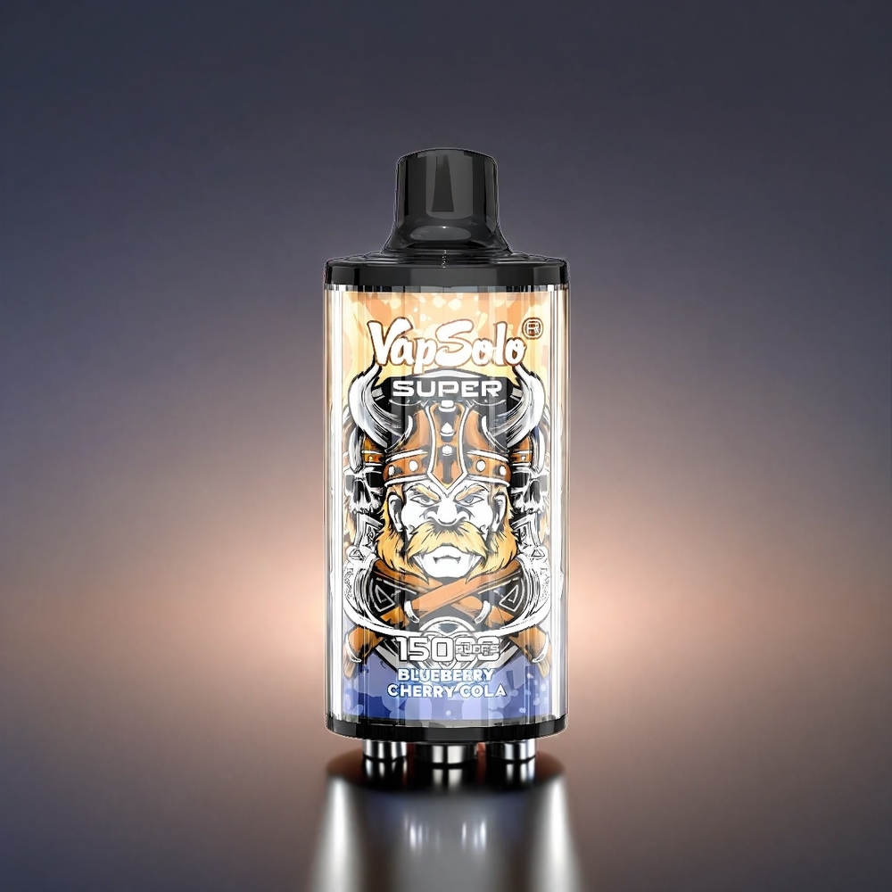 Vapsolo Super 15000 Puffs Norge engros Vape Kirsebær Cola 40ml 850mAh Type-C