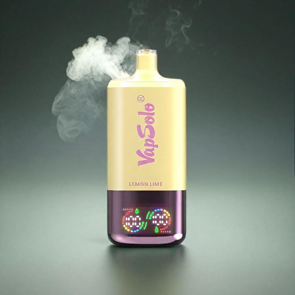 VapSolo Tripe 30000 Puffs Norge Engros – 40ml E-Liquide, 3 Oljetanker, Type-C Lading, Sitron Lime