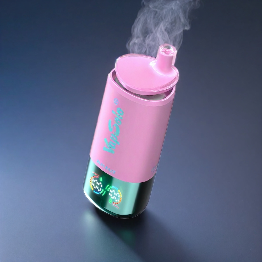 VapSolo Tripe 30000 Puffs Norge Engros – Blå Bringebærsmak – 40ml E-Væske, 3 Tanker, Type-C Lading