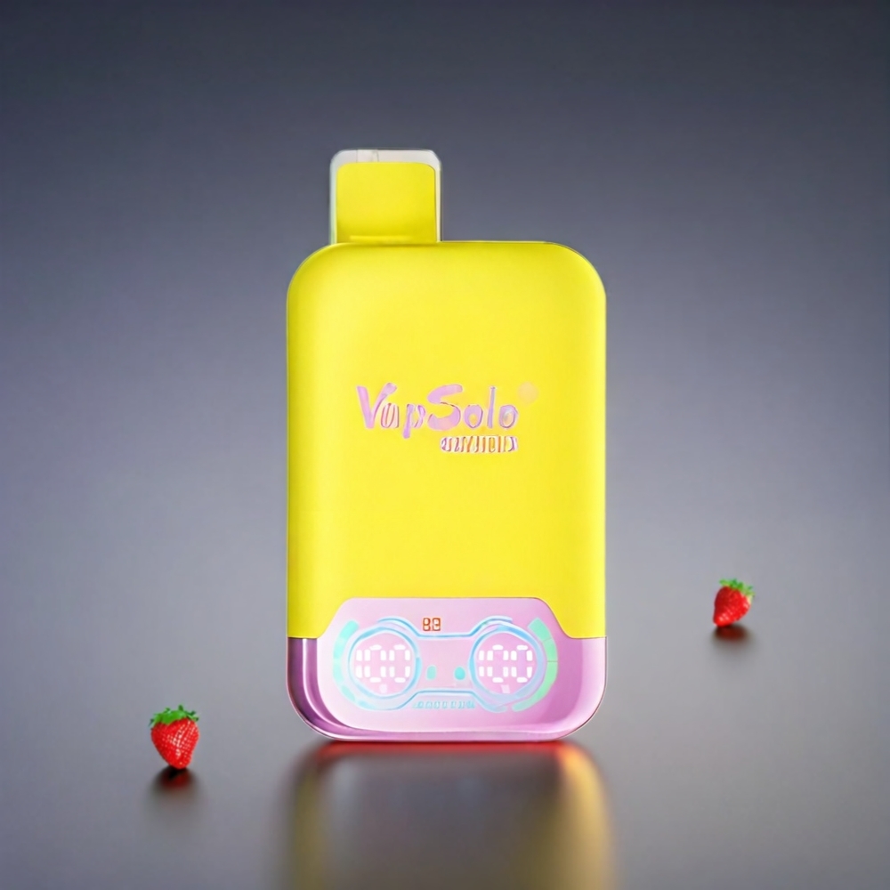 Vapsolo Twins 20000 Puffs Norge Engros – Jordbær & Banan & Fizzy Kirsebær – 40ml E-Væske, 2 Tanker, Type-C