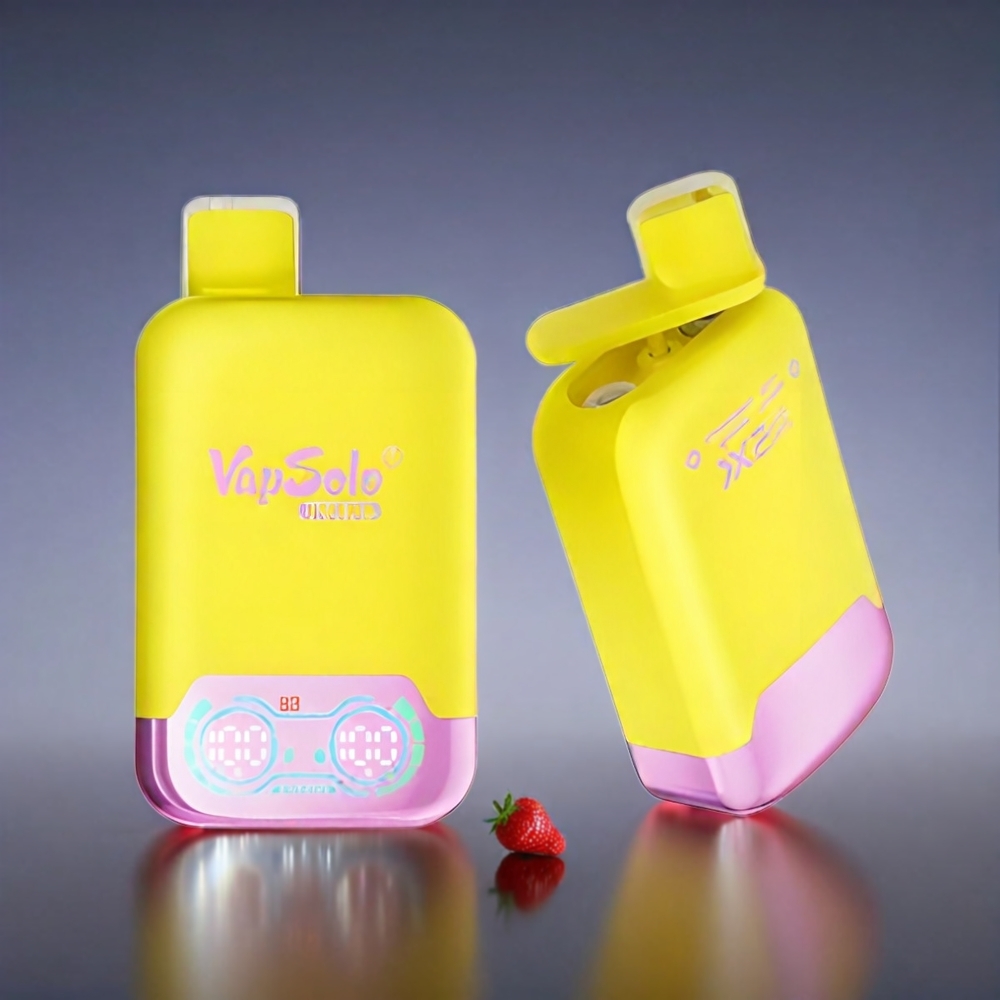 Vapsolo Twins 20000 Puffs Norge Engros – Jordbær & Banan & Fizzy Kirsebær – 40ml E-Væske, 2 Tanker, Type-C
