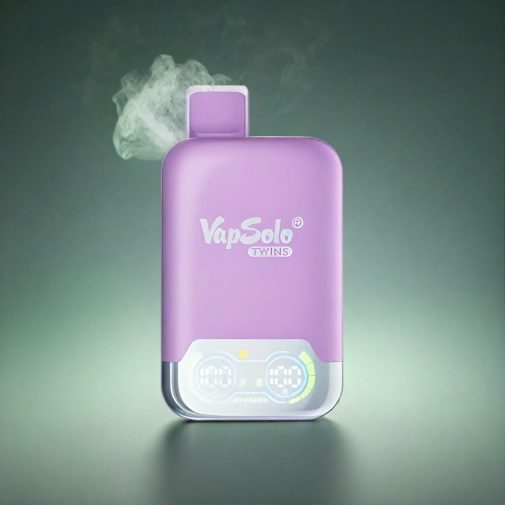 Vapsolo Twins 20000 Puffs Norge Engros med 40 ml E-Liquid og Type-C lading - Passionsfrukt Mojito & Trippelmynte