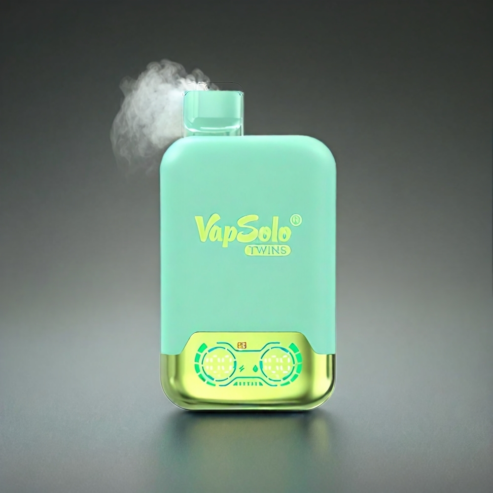 Vapsolo Twins 20000 Puffs Norge engros – Triple Melon & Ananas Kokos – 40 ml E-Liquid – 20mg/ml eller 50mg/ml Nikotin – Type-C Lading