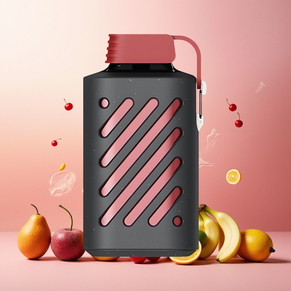 VOZOL GEAR 10000 Norge Engros – 10000 Puffs, 30 Smaker, Multi-Funksjonell Spenne, 20 ml E-væske Kapasitet, Dragefrukt Banan Kirsebær