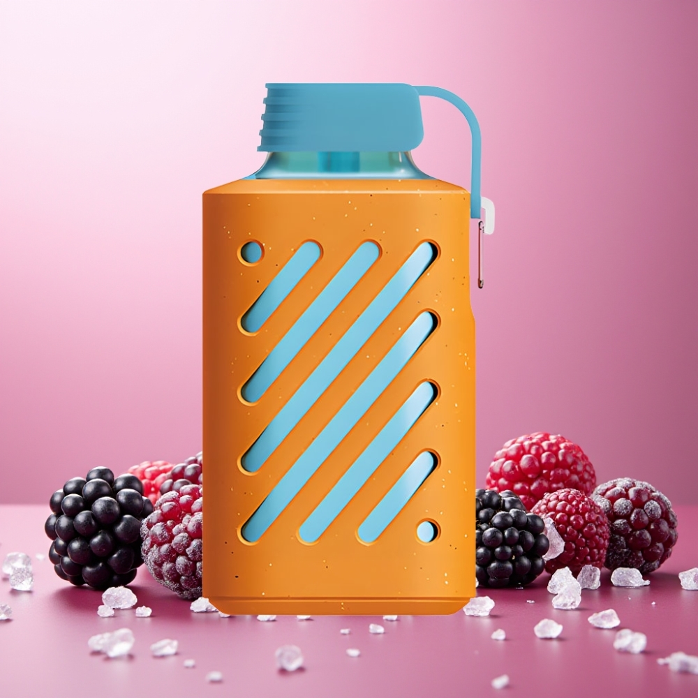 VOZOL GEAR 10000 Norge Engros – Svartbær Is – 10000 Puffs, 20 ml E-liquid, 500mAh Batteri, 30 Smaker