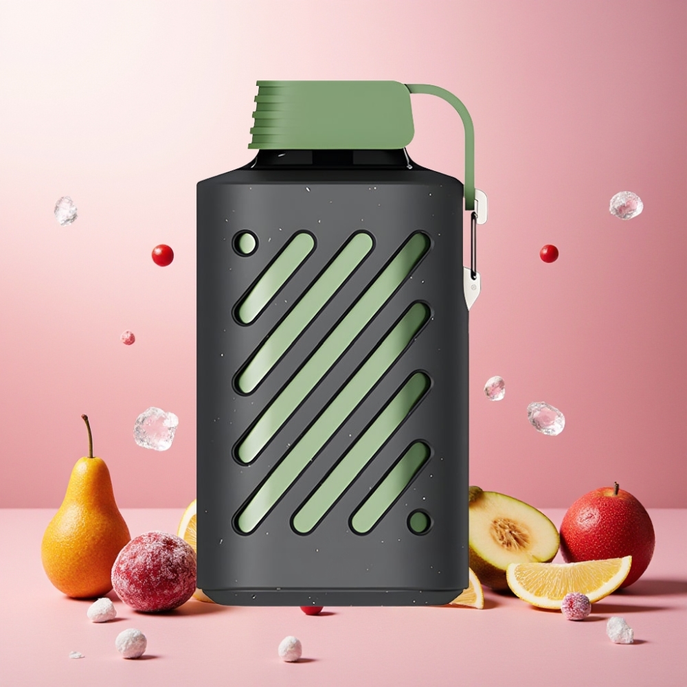 VOZOL GEAR 10000 Norge Engros Vape til engangsbruk – 10000 Puff, 20 ml E-liquid, 30 Smaker, VAMT Mesh Coil, 500mAh Batteri, Lush Ice (Friskt Is)