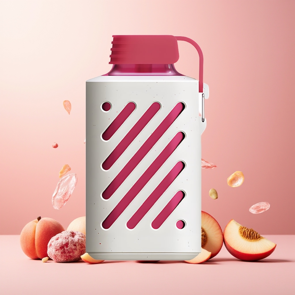VOZOL GEAR 10000 Norge Engros – Vape til engangsbruk Fersken Is, 10000 Puff, 20 ml E-liquid, 500mAh Batteri, VAMT Mesh Coil
